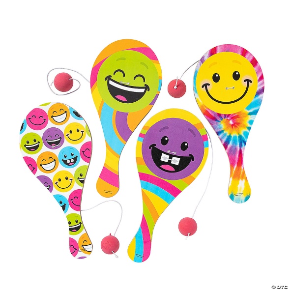 colorful-smile-face-paddle-ball-games_14095939