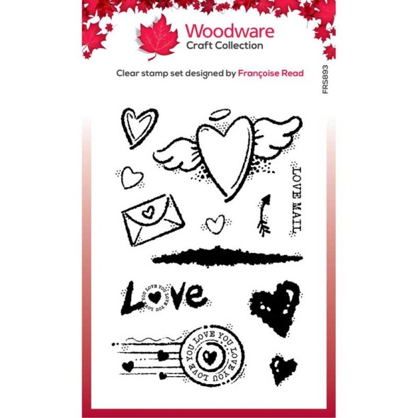 woodware-craft-collection-clear-stamp-set-love-mail-frs893