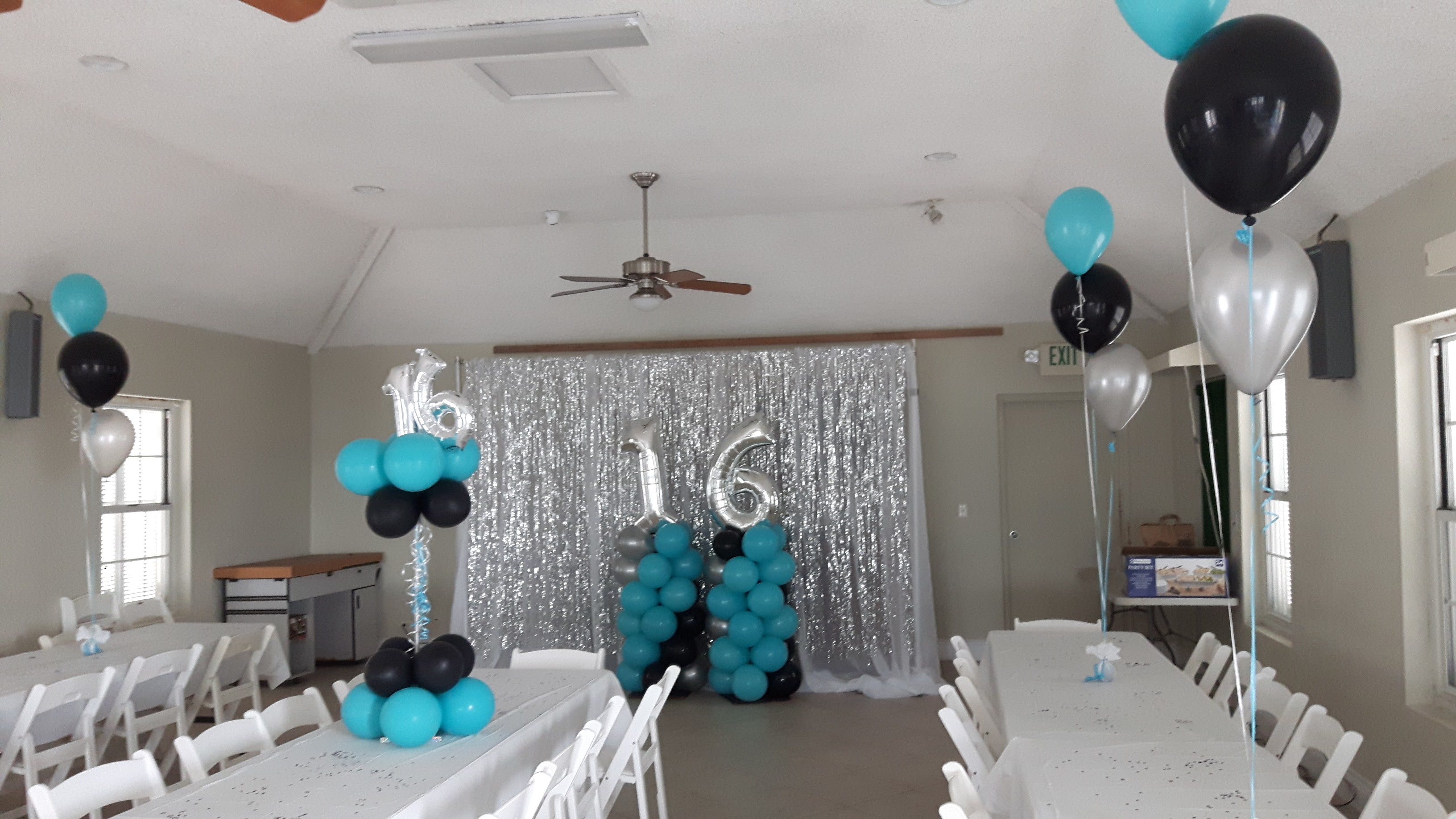 Sweet 16 Decor and party favors